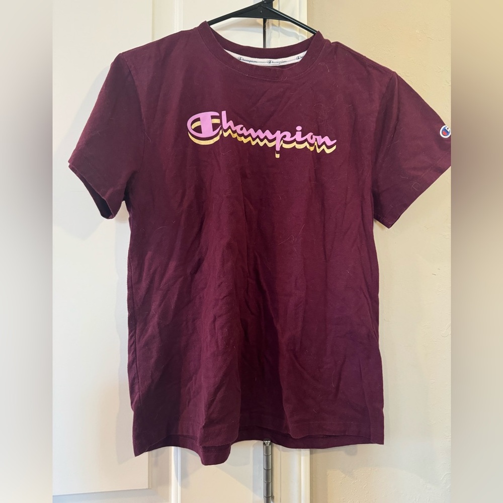 Maroon Champion Tee